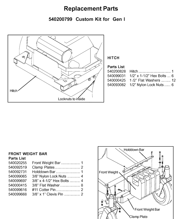 Bagger Diagram and Parts List for 540200800 2003-04 Husqvarna Lawn Tractor Accessories