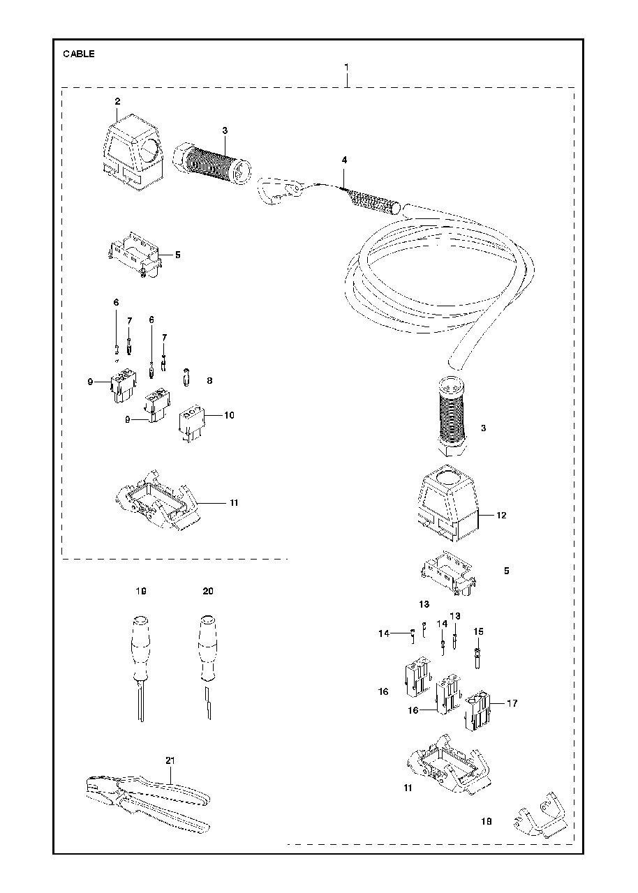 Wiring Harness Diagram and Parts List for PP480 (20134402530 & Above)(2013-11) Husqvarna Miscellaneous