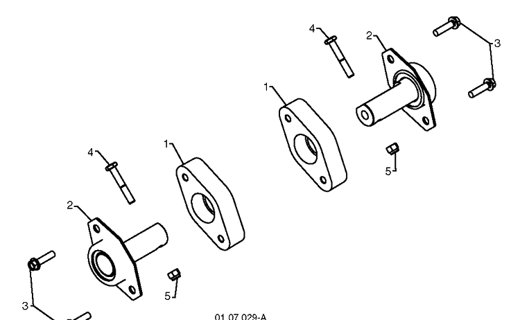Auger Housing And Impeller 4 Diagram and Parts List for 5524ST 2010-04 Husqvarna Snow Blower