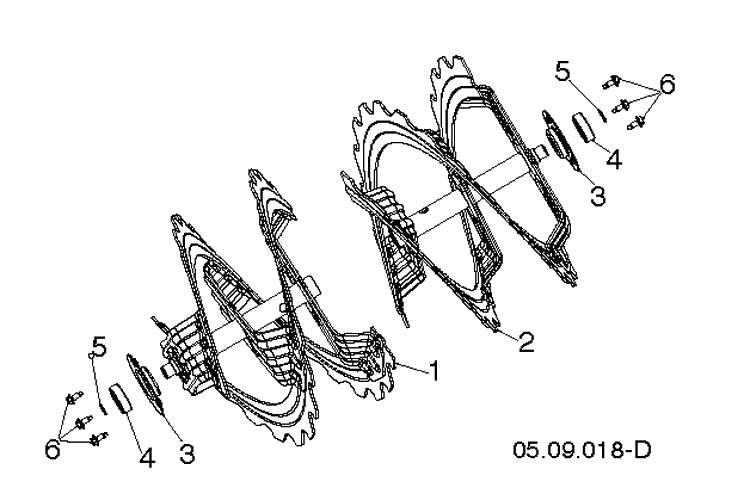 Auger Housing And Impeller Diagram and Parts List for ST424T  Husqvarna Snow Blower