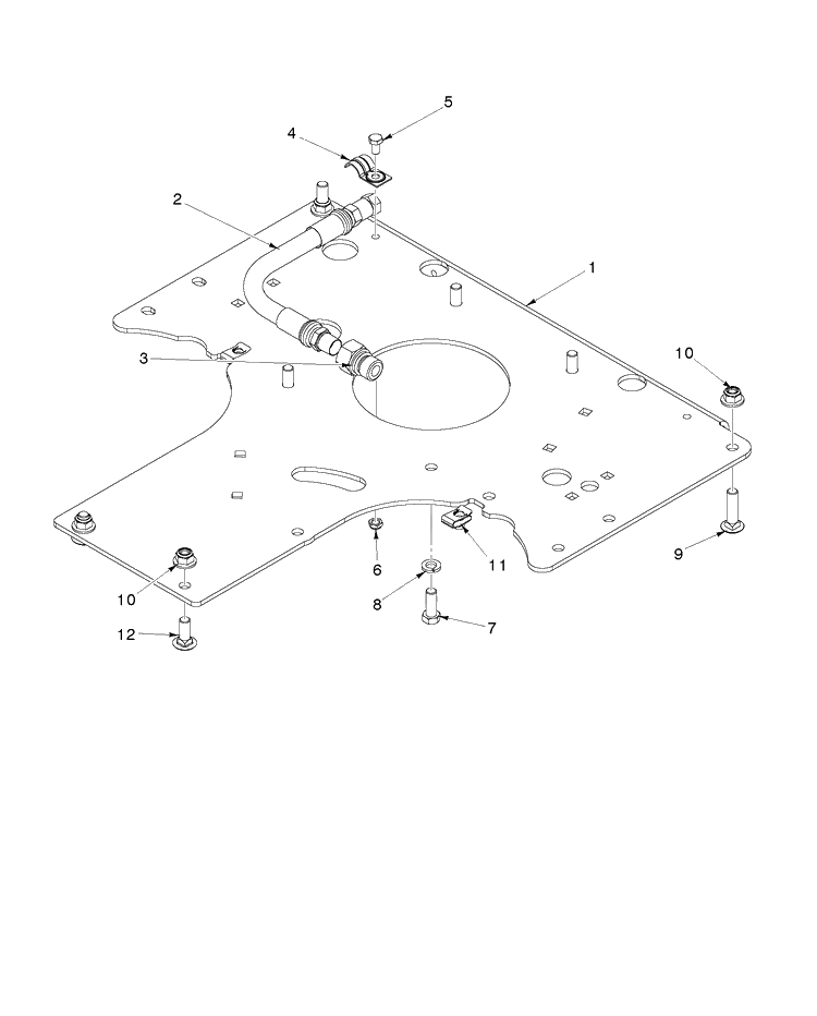 Engine Plate Diagram and Parts List for Z454 (96798470101)(2020-04) Husqvarna Lawn Mower
