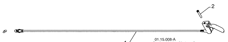 Control Panel / Discharge - B 2 Diagram and Parts List for 15530SBXLS (96193004001)(2009-06) Husqvarna Snow Blower
