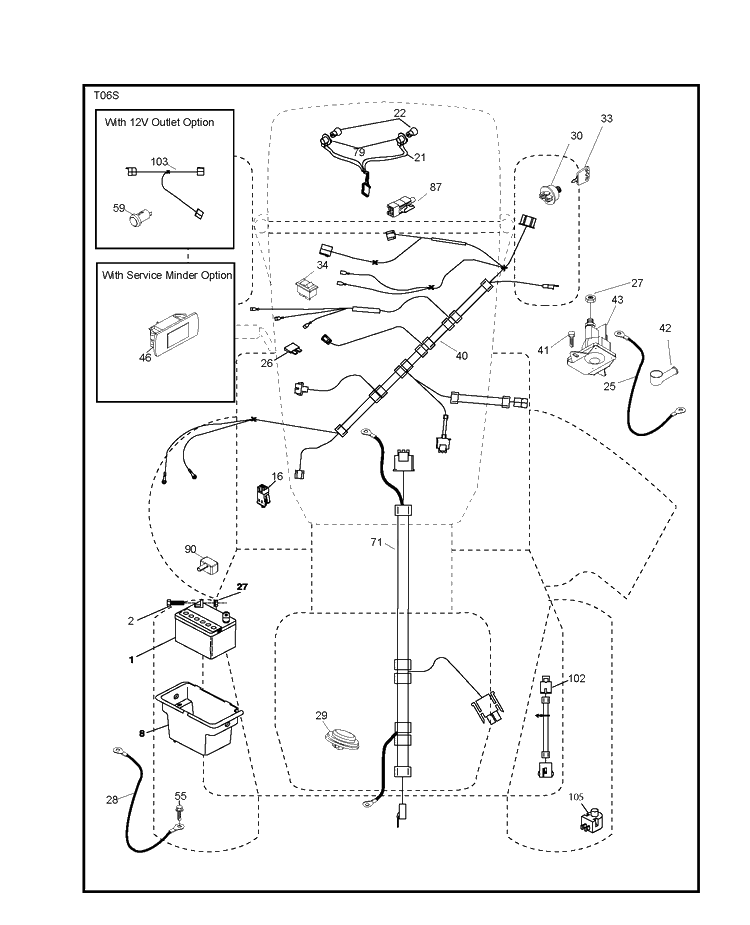 Electrical Diagram and Parts List for YTH22V46-289630 2010-05 Husqvarna Lawn Tractor