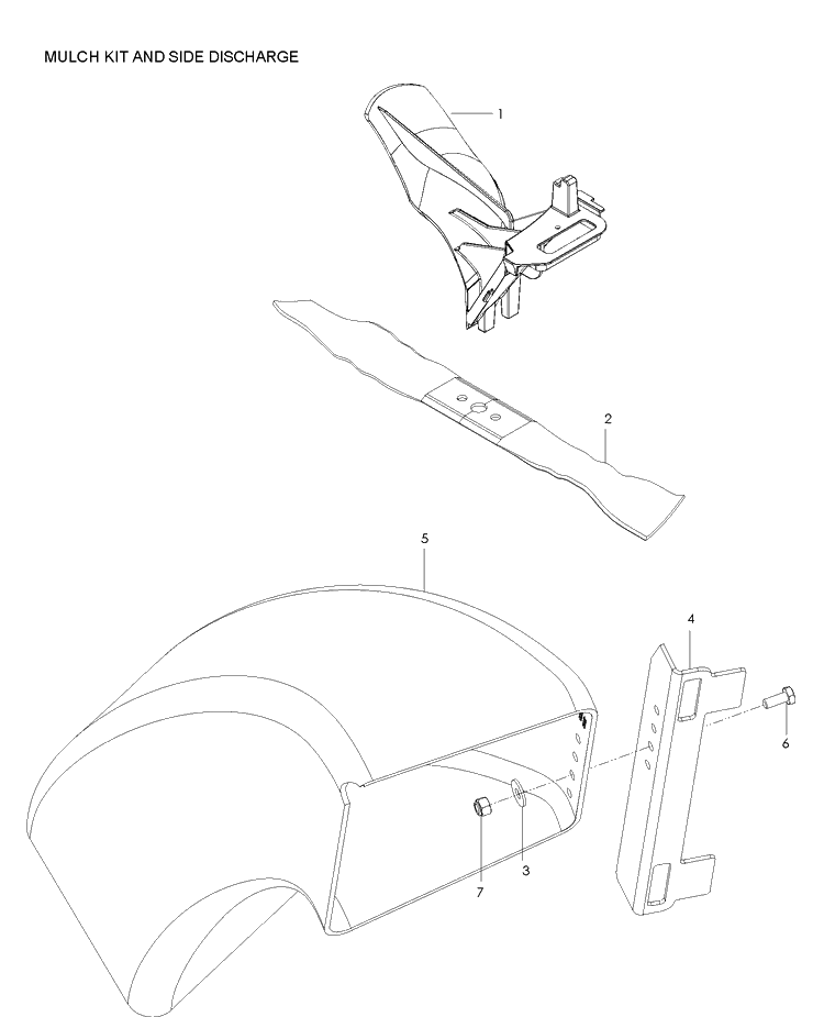 Accessories Diagram and Parts List for W21SK 2007-03 Husqvarna Lawn Mower