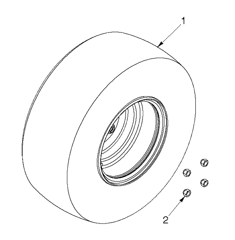 Wheels And Tires Diagram and Parts List for MZ48 (97045570100)(2020-01) Husqvarna Lawn Mower