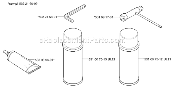 Page A Diagram and Parts List for 225H60 2002-06 Husqvarna Trimmer