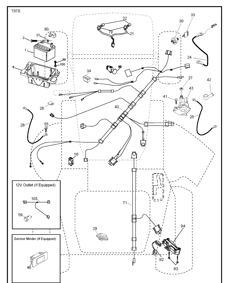 Electrical Diagram and Parts List for LGT2654 (96043018300)(2013-09) Husqvarna Lawn Tractor