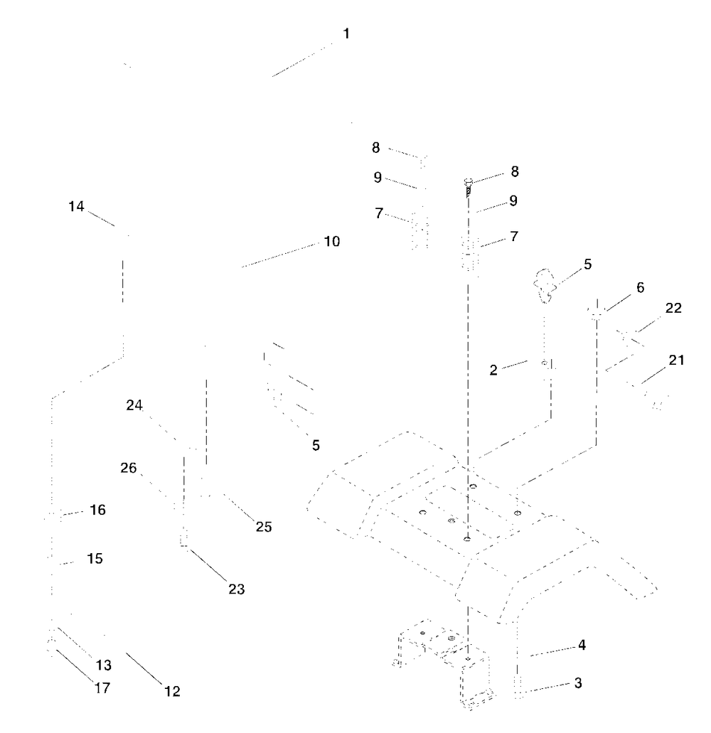 Seat Assembly Diagram and Parts List for LTH1342 (954567031-C)(2001-11) Husqvarna Lawn Tractor