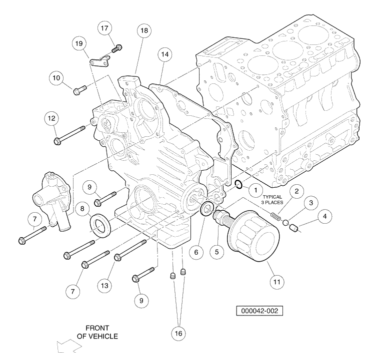 Gear Case Diagram and Parts List for HUV4420G 2006-11 Husqvarna Lawn Tractor