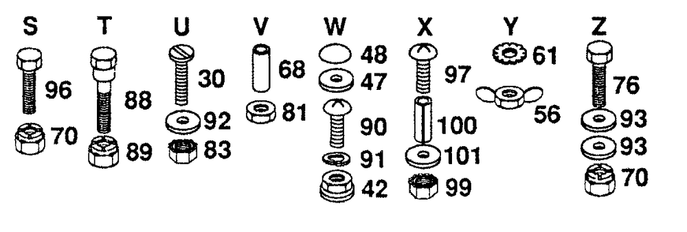 Chassis And Enclosures (Part 2) Diagram and Parts List for YT140H (954000151-B)(1991-01) Husqvarna Lawn Tractor