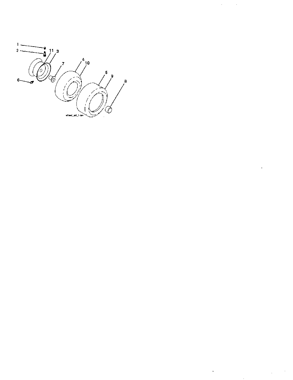 Wheels and tires Diagram and Parts List for YTH2348-917289560  Husqvarna Lawn Tractor