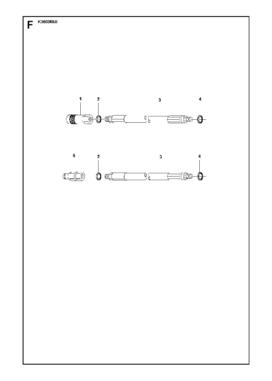 Hose Diagram and Parts List for K3600MKII 2009-01 Husqvarna Circular Saw