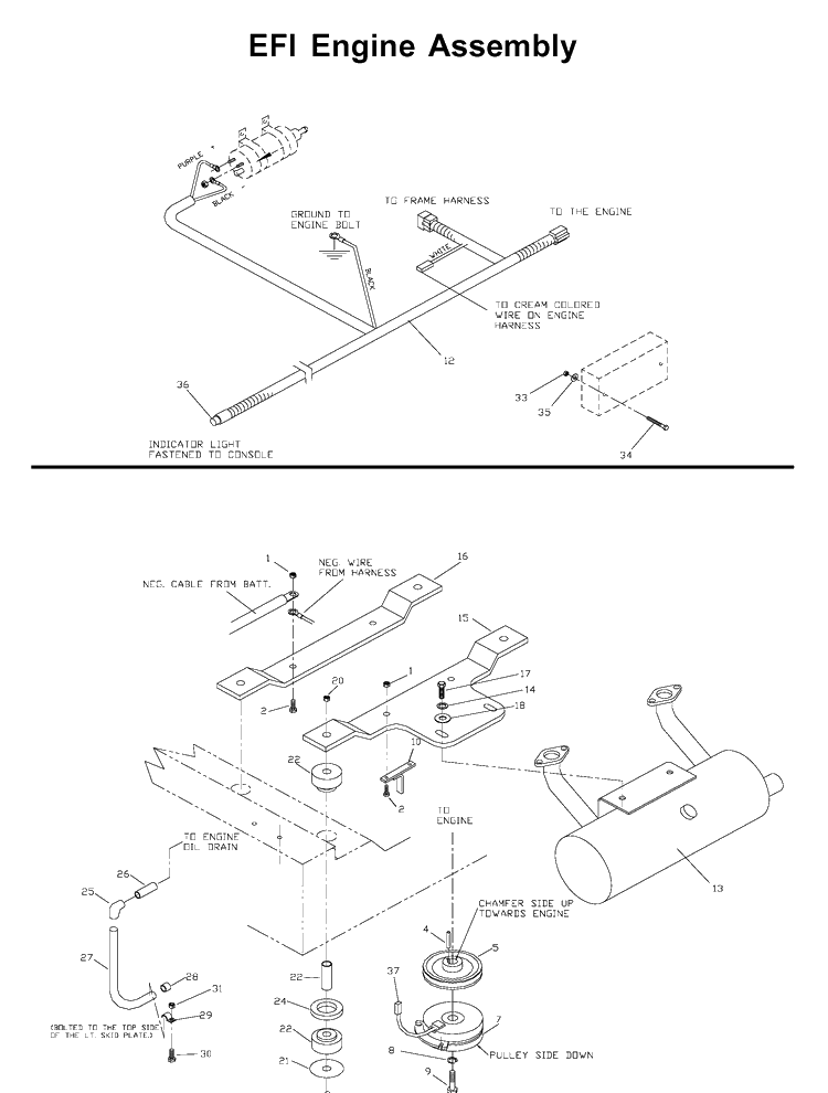 Engine 3 Diagram and Parts List for ZTH6123 (968999203)(2002-10) Husqvarna Lawn Mower