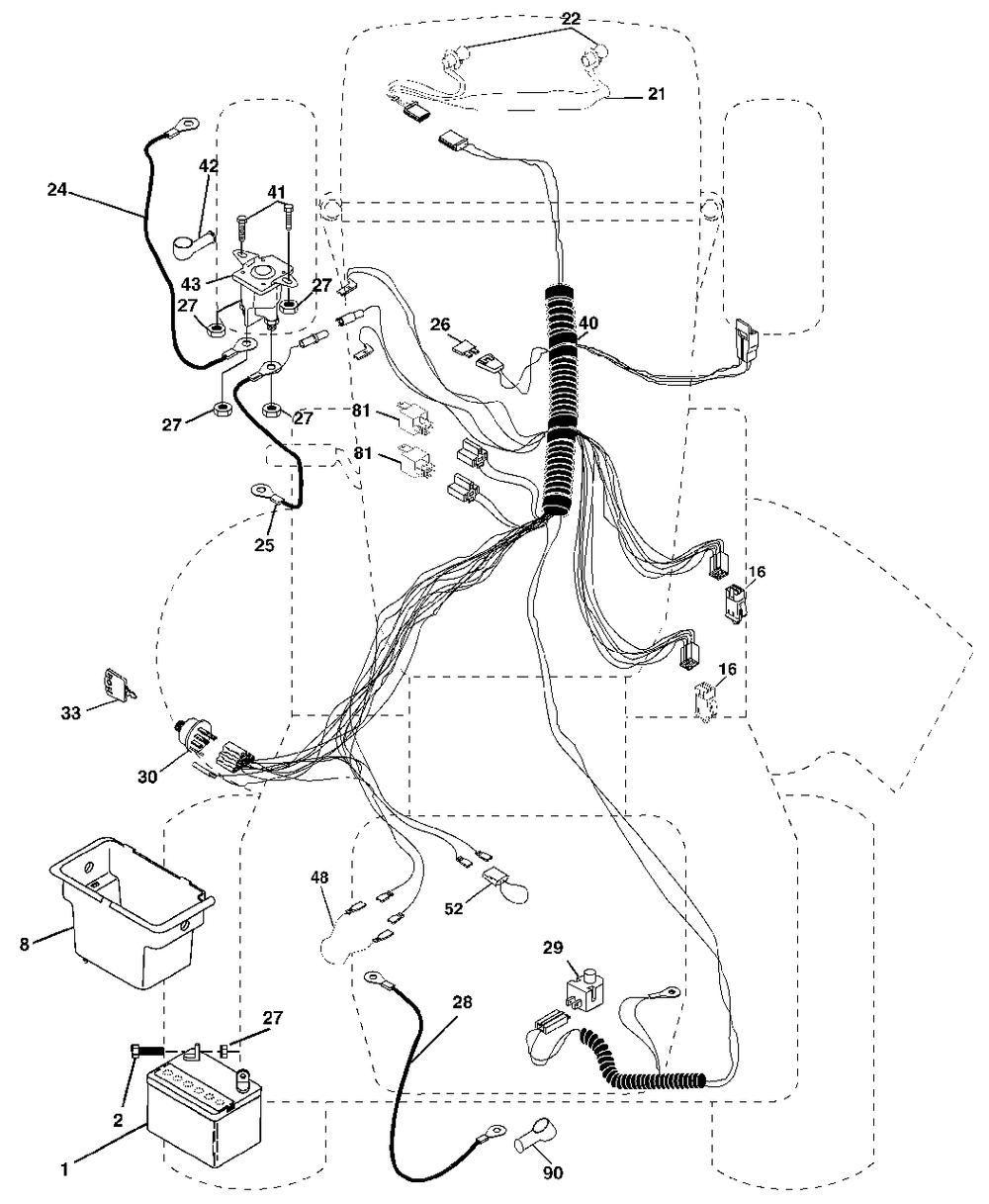 Electrical Diagram and Parts List for LT1538 (954569776-D)(2003-01) Husqvarna Lawn Tractor