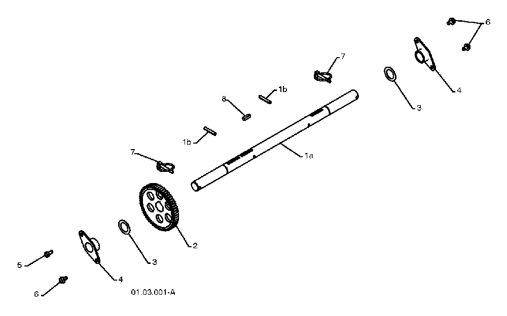 Drive Diagram and Parts List for 12527SB96193005600 2010-07 Husqvarna Snow Blower