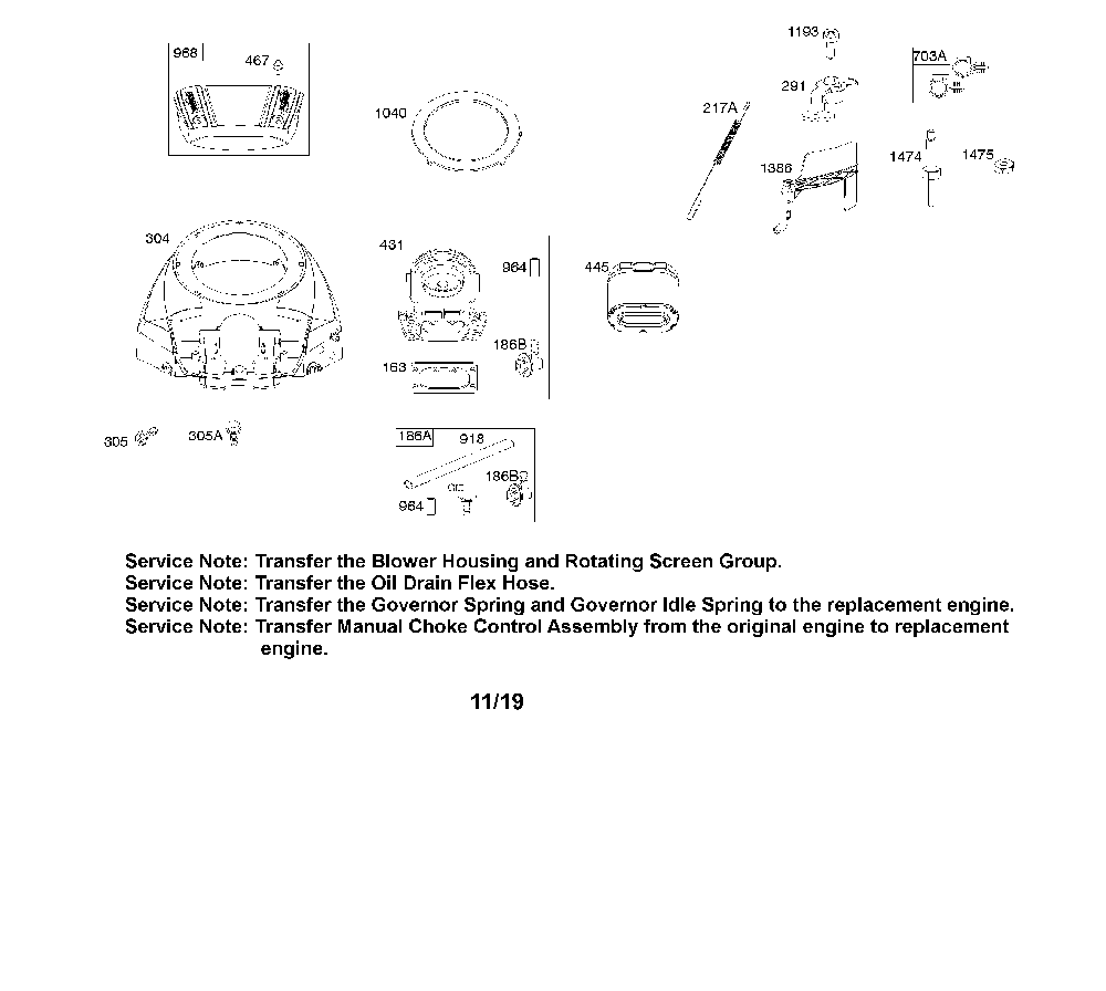 Blower housing/air cleaner Diagram and Parts List for 967277501-01  Husqvarna Lawn Mower
