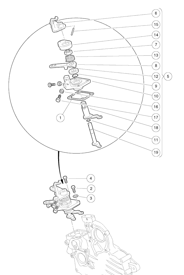 Speed Control Plate Diagram and Parts List for HUV4421GXP 2009 Husqvarna Lawn Tractor