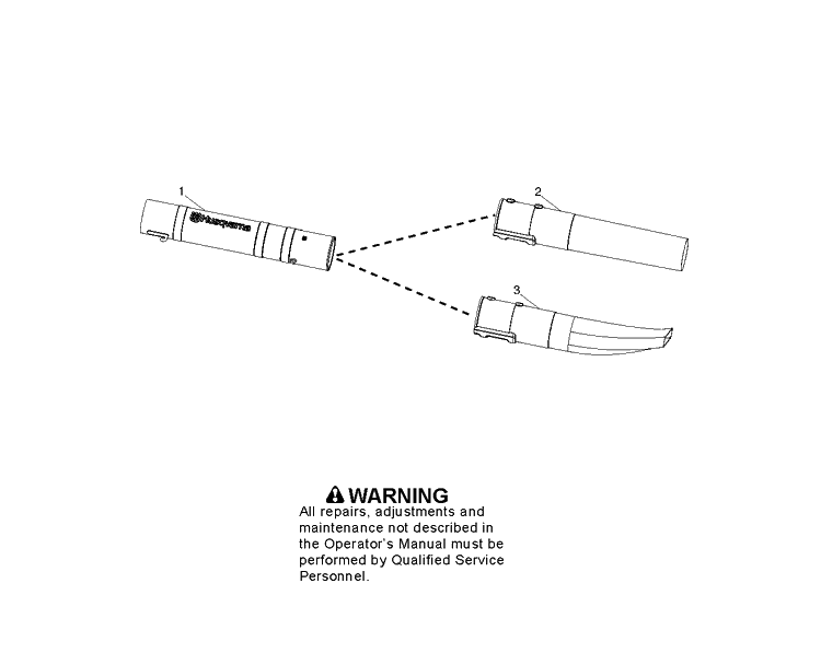 Tube Diagram and Parts List for 125BX 952715644 Husqvarna Leaf Blower / Vacuum
