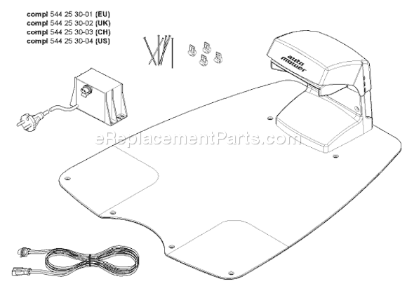 Page B Diagram and Parts List for AUTOMOWER (Generation 2) (2006-01) Husqvarna Lawn Mower