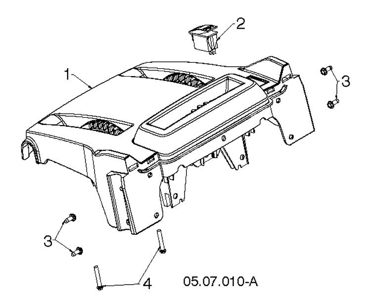 Control Panel And Discharge Chute 8 Diagram and Parts List for ST227P (96193009706)(2019-03) Husqvarna Snow Blower