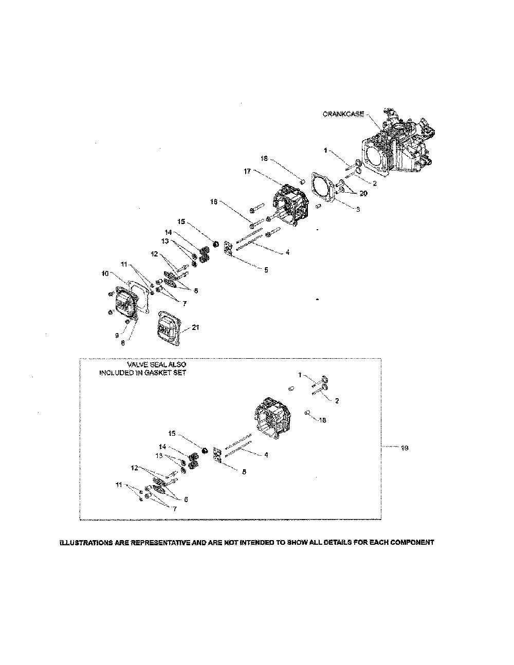 Cylinder head/breather Diagram and Parts List for HU675AWD-96145001500  Husqvarna Lawn Mower
