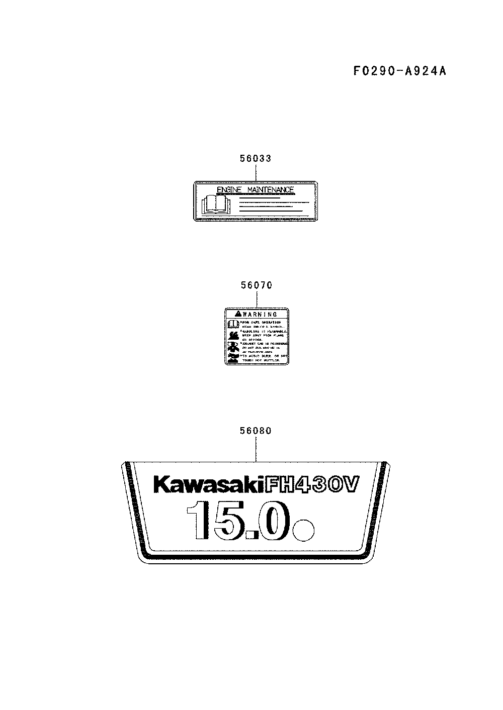 Label Diagram and Parts List for YTH1542XP-96013000101  Husqvarna Lawn Tractor