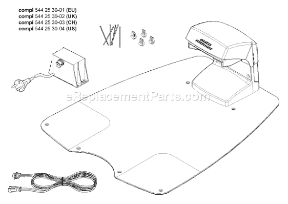 Page B Diagram and Parts List for AUTOMOWER (Generation 2) (2006-02) Husqvarna Lawn Mower