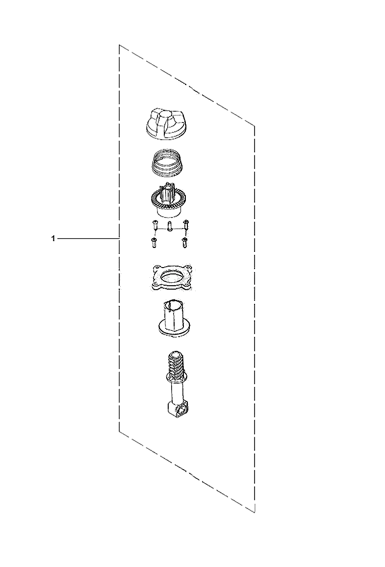Height Adjustment Diagram and Parts List for S138I 967922202 Husqvarna Dethatcher