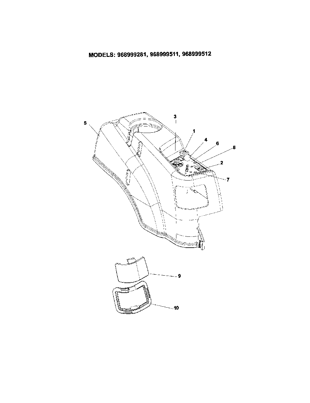 Console Diagram and Parts List for 917277820  Husqvarna Lawn Mower