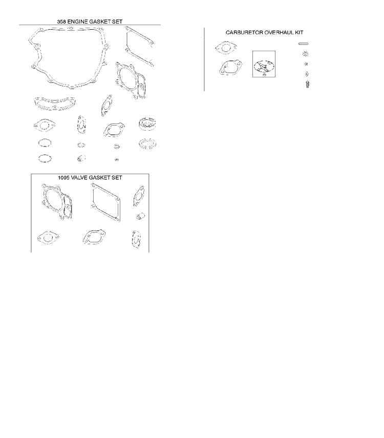 Gasket Kit Diagram and Parts List for 4055773220B1 2017-01 Husqvarna Engine