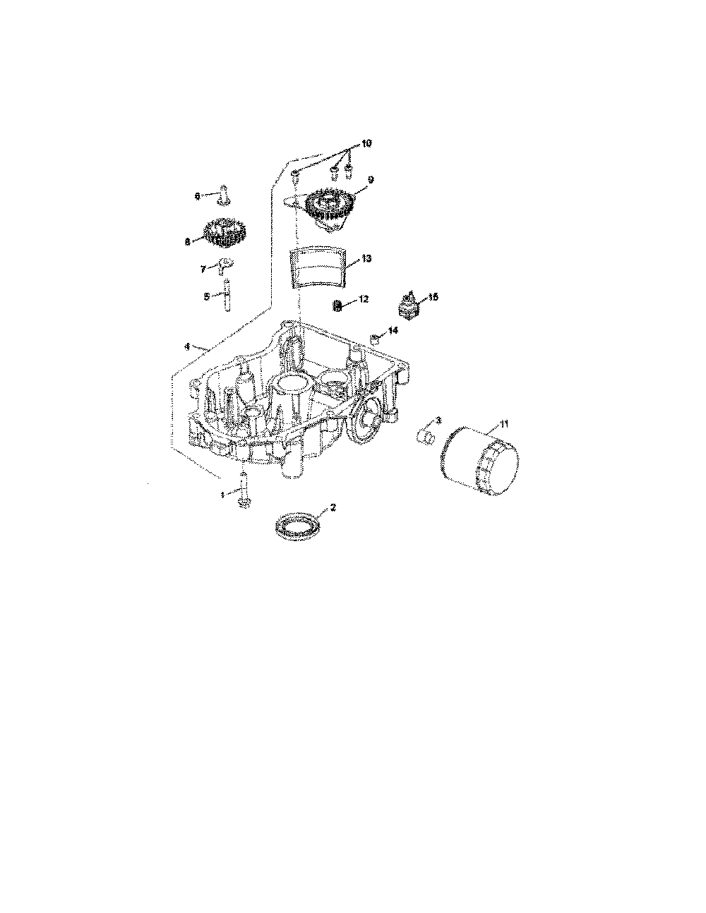 Lubrication Diagram and Parts List for YT48CS-96043022400  Husqvarna Lawn Tractor