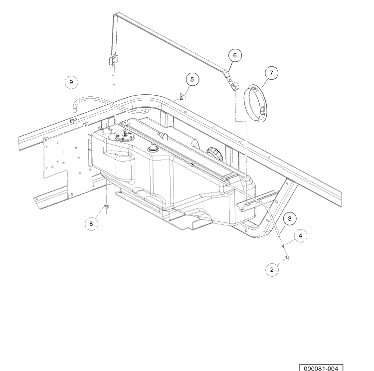 Fuel System Honda Gasoline Vehicles Diagram and Parts List for HUV4421GXP 2006-11 Husqvarna Lawn Tractor