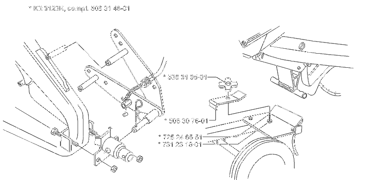 Hitch For 3120k Diagram and Parts List for KV03 2000-03 Husqvarna Table Saw Accessories