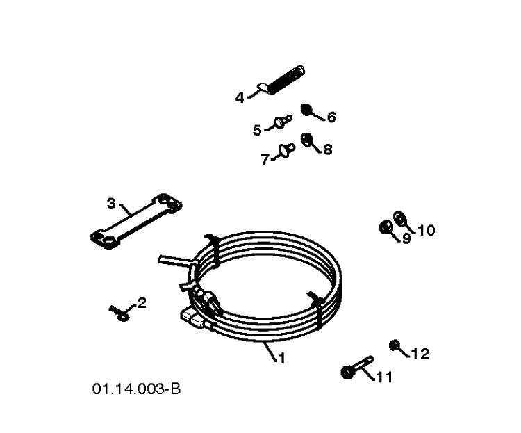 Accessories 3 Diagram and Parts List for 1827EXLT (96193007701)(2012-09) Husqvarna Snow Blower