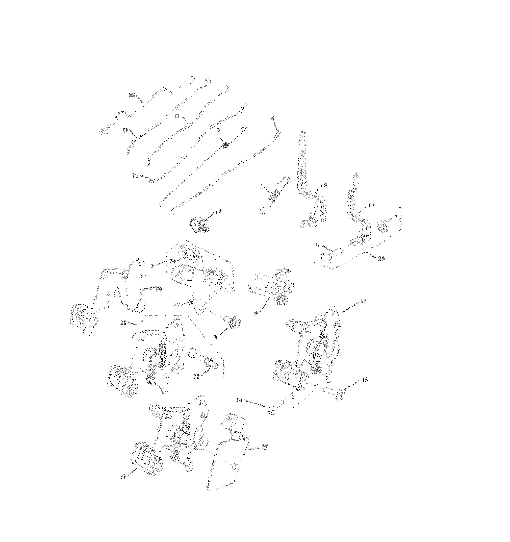 Engine controls Diagram and Parts List for L321AHE-96794990100  Husqvarna Lawn Mower