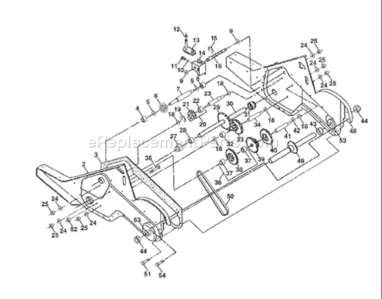 Page G Diagram and Parts List for CRTH550 CRTH 550 954140064B -1999-03 Husqvarna Tiller