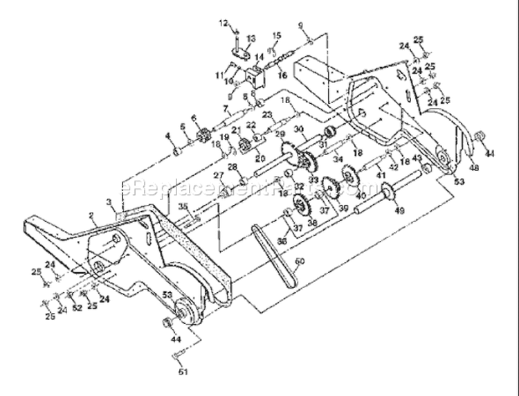 Page G Diagram and Parts List for CRT52 CRT 52 HC -954140020 -1997-01 Husqvarna Tiller