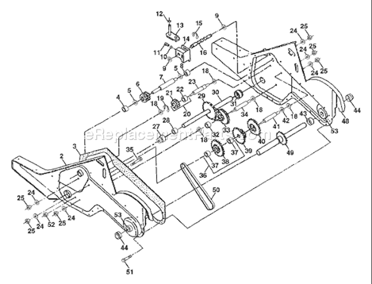 Page G Diagram and Parts List for CRT61 CRT 61 95414022A -1997-07 Husqvarna Tiller