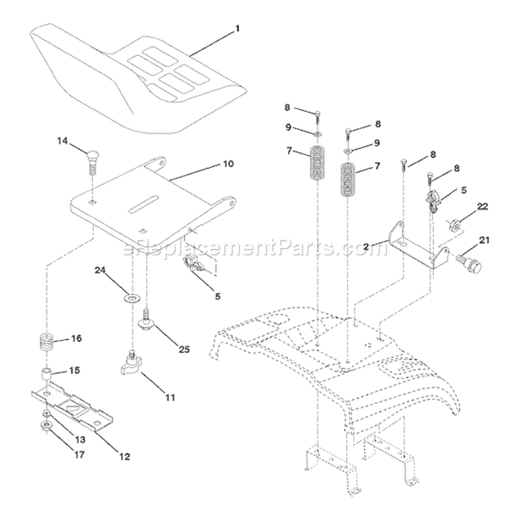 Page I Diagram and Parts List for CTH130 CTH 130 954140100A -1999-10 Husqvarna Lawn Tractor
