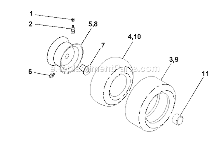 Page K Diagram and Parts List for CTH150 CTH 150 954140101A -1999-10 Husqvarna Lawn Tractor