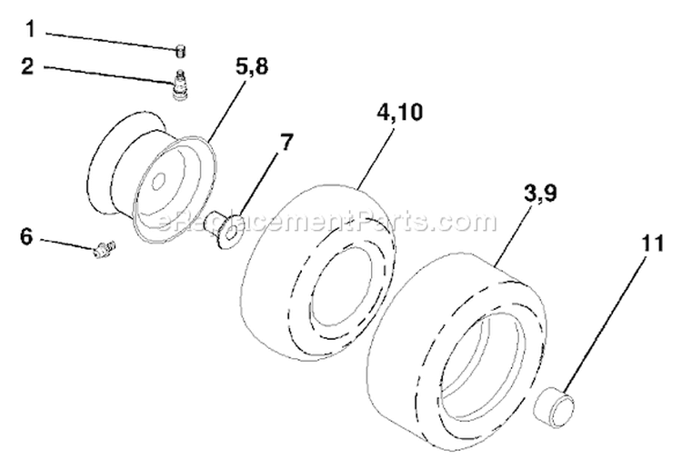 Page K Diagram and Parts List for CT130 CT 130 HEB -954170017 -1999-10 Husqvarna Lawn Tractor