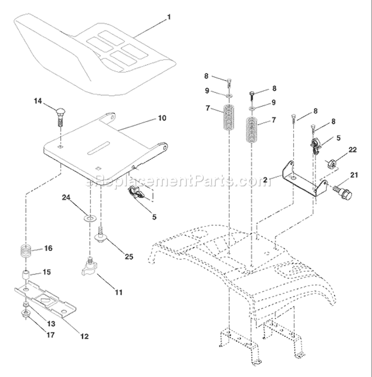 Page I Diagram and Parts List for CT130 CT 130 HEB -954170017 -1999-10 Husqvarna Lawn Tractor