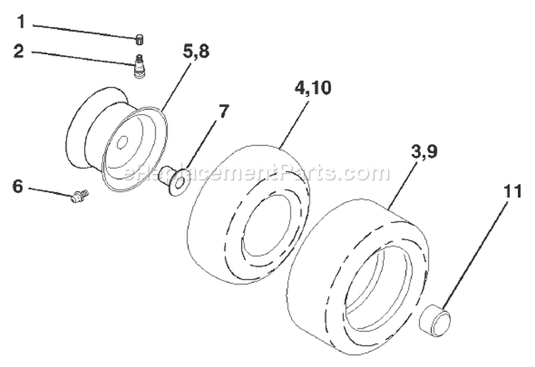 Page K Diagram and Parts List for CT130 CT 130 HEC -954170017 -2000-02 Husqvarna Lawn Tractor