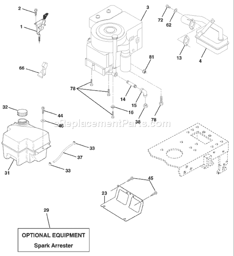 Page F Diagram and Parts List for CT130 CT 130 HEC -954170017 -2000-02 Husqvarna Lawn Tractor