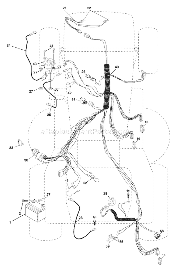 Page E Diagram and Parts List for CT130 CT 130 HED -954170017 -2001-08 Husqvarna Lawn Tractor