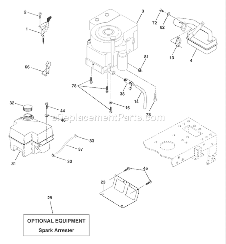Page F Diagram and Parts List for CT130 CT 130 HED -954170017 -2001-08 Husqvarna Lawn Tractor