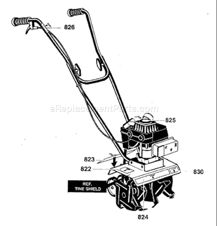 Page A Diagram and Parts List for CT20CULTIVATOR CT 20 Cultivator 1998-01 Husqvarna Tiller