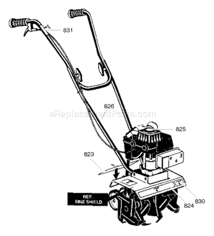 Page A Diagram and Parts List for CT20CULTIVATOR CT 20 Cultivator 2006-04 Husqvarna Tiller