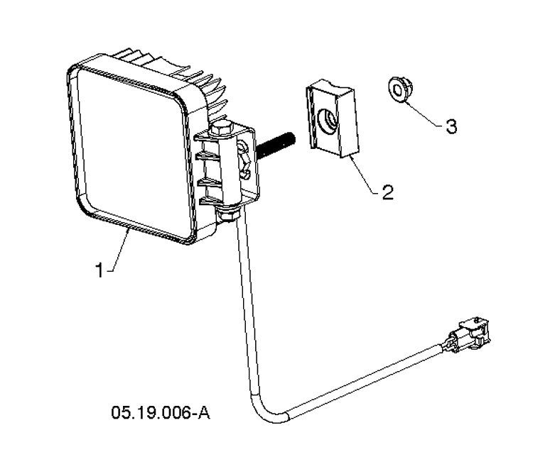 Control Panel And Discharge Chute 18 Diagram and Parts List for ST230  Husqvarna Snow Blower