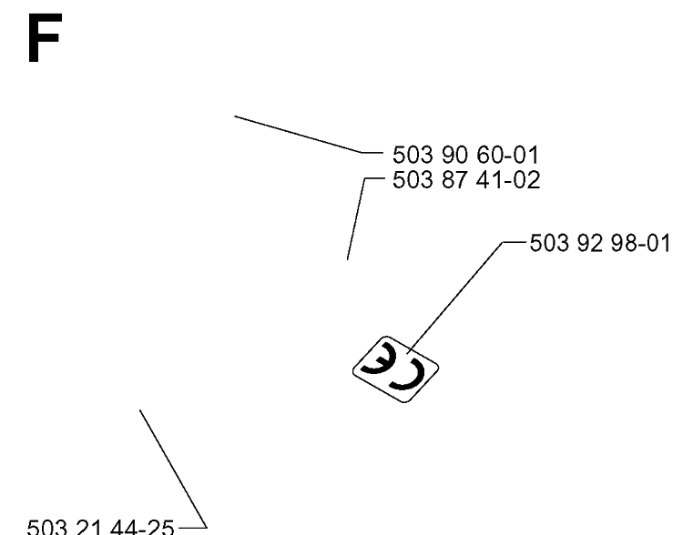 Cover Diagram and Parts List for 225HBV 19970500001-20000100000 Husqvarna Leaf Blower / Vacuum